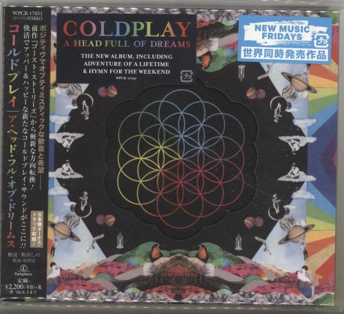 Coldplay A Head Full Of Dreams Japanese CD album (CDLP) (693949)